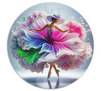 Dress Beauty1000 Piece Jigsaw Puzzles Adults And Kids Circular Jigsaw Creative Impossible Hard Difficult Challenging Puzzles for Adults 1000pcs (67.5x67.5cm) pedagogy