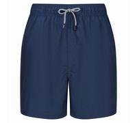 DKNY Mens Trunks/Shorts in Blue with Side Tape Detailing, Polyester Quick Dry Swim Trunks, Navy, M UK