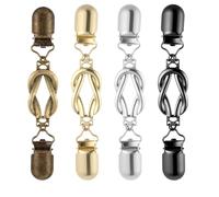 Dress Clips Back Cinch 4Pcs Waist Cincher Clip Vintage Shirt Shawl Cardigan Collar Clips Metal Clothes Clips To Tighten for Women Clothing