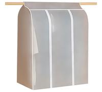 Dress Covers Garment, Clothes Dust Cover, 39.37 x 47.24 inches, Clear Storage Protector, Zippered Apparel Organizer, Solution for Men Women Gown Suit Jacket Wardrobe Apartment