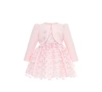 Dress & Fleur butterfly-embellished dress - Pink 6 mth-12 mth-18 mth-24 mth