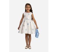 Dress & Fleur Girls Party Dress with Bag in Blue - Blue - 3 Yrs