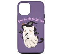Dress For The Job You Want Ghost Witch Bat Black Cat Case for iPhone 12/12 Pro