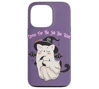 Dress For The Job You Want Ghost Witch Bat Black Cat Case for iPhone 13 Pro