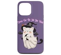 Dress For The Job You Want Ghost Witch Bat Black Cat Case for iPhone 13 Pro Max