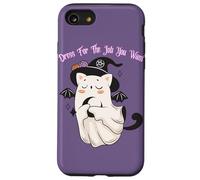 Dress For The Job You Want Ghost Witch Bat Black Cat Case for iPhone SE (2020) / 7/8