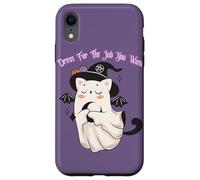 Dress For The Job You Want Ghost Witch Bat Black Cat Case for iPhone XR