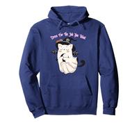 Dress For The Job You Want Ghost Witch Bat Black Cat Pullover Hoodie