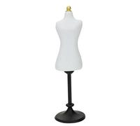 Dress Form Mannequin, 3x1" Resin Miniature Mannequin, 1/12 Doll Clothes Mini Dress Form Dollhouse Accessories for Dolls Wardrobe Doll Clothes Forms ToysDress