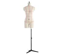 Dress Form Mannequin,Adjustable Sewing Dress Form Mannequin With Foam Torso For Pins, Upper Body Tailor Dummy & Clothing Display On Wheel Stand, Size 82 - Perfect For Fashion Desi,Tripod Stand,92