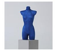 Dress Form Mannequin,Female Dress Form Mannequin - Adjustable Fabric Cover Torso Model for Craft Shows, Photography, and Design - Easy Storage Clothing Display (Blue)