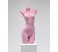 Dress Form Mannequin,Light Pink Velvet Lingerie Mannequin Bust - Curvy Female Dress Form for Shop Window & Product Photography, Stylish Torso Display for Fashion Retail, No Stand Included