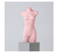 Dress Form Mannequin,Pink Female Mannequin Torso - Fabric Cover Dress Form for Craft Shows, Photos, and Design - Easy to Use & Store Clothing Display Model