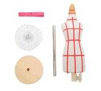 Dress Form Mannequin with Base Stand, 1/4 Size Mini Tailor Doll