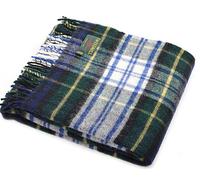 Dress Gordon tartan British made wool picnic blanket travel rug
