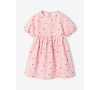 Dress in Lightweight Denim, for Girls rose