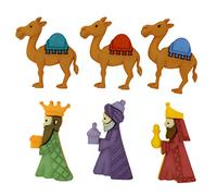 Dress It Up 8048 Buttons We Three Kings 0.75 inches