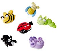 Dress it Up Button Bug Eyed ~ 19 x 13-27 x 15 mm 6 pcs. Multicolour, 10x8x1 cm