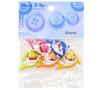 Dress It Up Buttons - Jawsome Baby Sharks 5pcs #11394