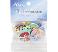 Dress It Up Disney Princess Buttons Assortment - Disney Buttons Embellishments for Sewing, Crafting, Quilting, Scrapbooking - Ariel, Cinderella, Belle, Rapunzel Button Pack Buttons