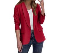 Dress Jackets for Women UK Elegant Open Front Long Sleeve Blazer Business Casual Work Office Coat Ladies Basic Solid Color Cardigan Classic Jacket Outwear