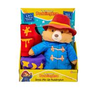 Rainbow Designs Dress Me Paddington Soft Toy - Plush Dress Up Toy Teddy Bear with 4 Adventure Outfits - Encourages Imaginative Play - Inspired by 'Paddington Bear' Book & TV Series