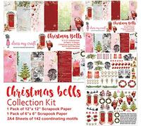 DRESS MY CRAFT/CRAFTER'S 3PL Collection KIT, Christmas Bells, One Size