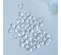 DRESS MY CRAFT/CRAFTER'S 3PL WATER EMLLS, Clear Heart Droplets 1, One Size