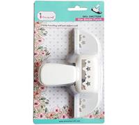 Dress My Craft Plastic Star Border Punch, 6*4*1/4 inches, Manual DIE_CUT_MACHINE for 100gsm to 220gsm paper, Stylish Borders for Scrapbooks, Layouts, Cards, Envelopes etc.