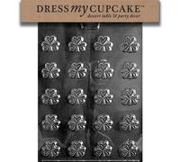 Dress My Cupcake Chocolate Candy Mold, Bite Size Shamrocks