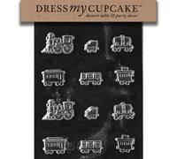 Dress My Cupcake Chocolate Candy Mold, Sugar Train
