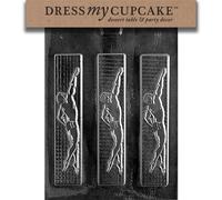 Dress My Cupcake DMCS009 Chocolate Candy Mold, Male Swimmer