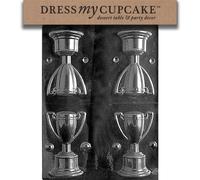 Dress My Cupcake DMCS042 Chocolate Candy Mould, 3D Trophy
