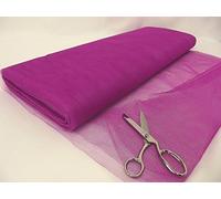 Dress Net 100% Polyester Tulle Fabric Material - Victoria Rose, 40Mtr 4000cm x 150cm