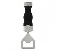 Dress Sgian Brew Basket Weave Effect Handle & Scottish Celtic Bottle Opener