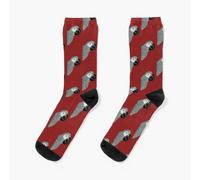 Dress Socks African Grey Parrot Novelty Fancy Crazy Pattern Crew Casual for Men Women