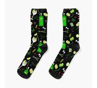 Dress Socks Gin and Tonic Pattern Gin o'Clock Cocktails Novelty Fancy Crazy Pattern Crew Casual for Men Women