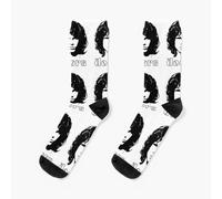 Dress Socks Jim Morrison The Doors Silhouette 2 Black White Novelty Fancy Crazy Pattern Crew Casual for Men Women