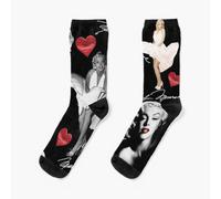 Dress Socks Marilyn Monroe Novelty Fancy Crazy Pattern Crew Casual for Men Women