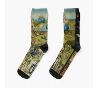 Dress Socks The Garden of Earthly Delights by Hieronymus Bosch (1480-1505) Novelty Fancy Crazy Pattern Crew Casual for Men Women