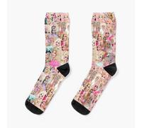 Dress Socks Trixie Mattel Collage Novelty Fancy Crazy Pattern Crew Casual for Men Women