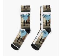 Dress Socks Wish You Were Here Pink Floyd Novelty Fancy Crazy Pattern Crew Casual for Men Women