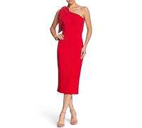 Dress the Population Women's Nicole Sleeveless Bodycon Stretch Midi Sheath Dress Dress
