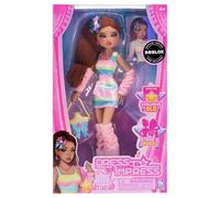 Dress to Impress Stardust Softie Doll with Accessories, Rainbow Dress, Pink Boots, Roblox Code DLC, 6+