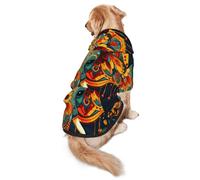 Dress Up A Beautiful Elephant Dog Hoodie for Medium and Large Dogs â€“ Soft Polyester Pet Clothes, Suitable for All Seasons
