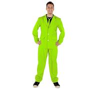 Dress Up America 3 Piece Party Suit for Adults - Beautiful Suit for Party Play Available in Red and Neon Lemon Green
