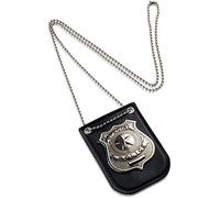 Dress Up America 938 Pretend Play Police Chain and Belt Policeman Badge for Cop