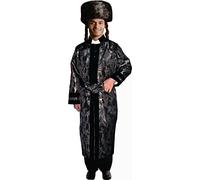 Dress up America Black Rabbi Coat For Adults