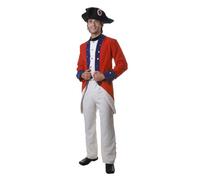 Dress Up America Adult Colonial Soldier Costume