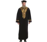 Dress Up America Adult Sephardic Chacham Rabbi Costume - Beautiful Dress Up Set for Role Play